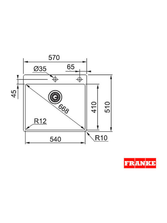 FRANKE BXX 210-54 TL