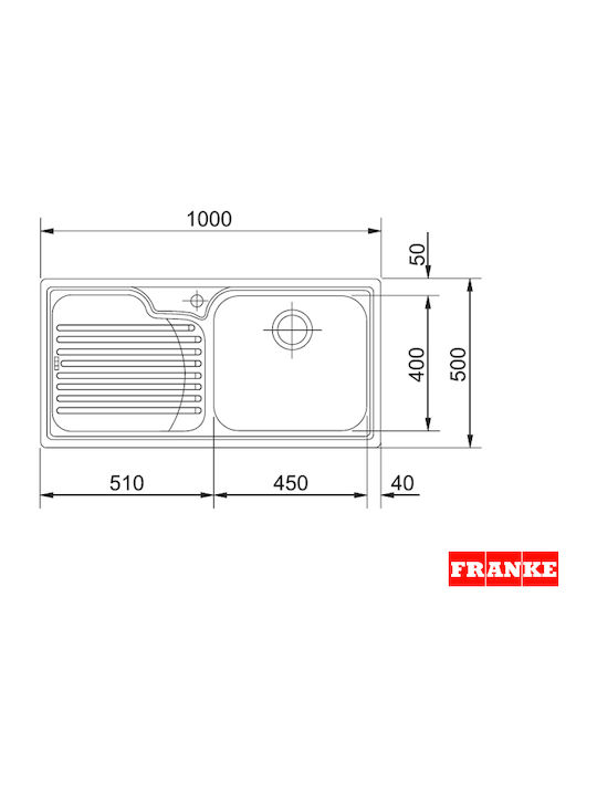 FRANKE GALASSIA GAX 611-N...