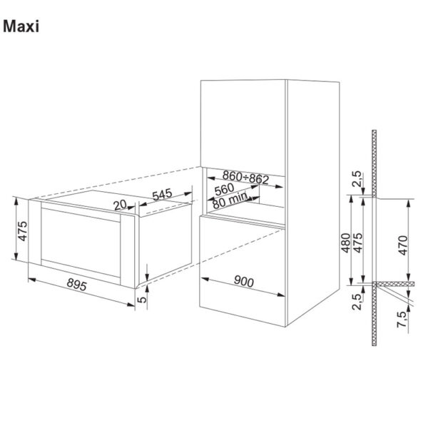 FRANKE Maxi FMXO 86 S XS.