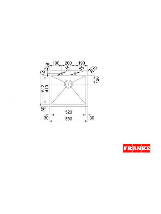 FRANKE PPX 210-58 TL