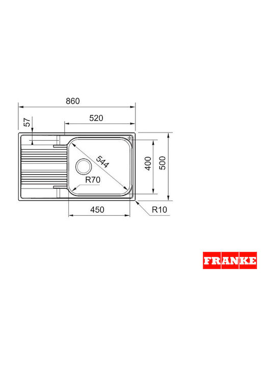 FRANKE SMART SRX 611-86.