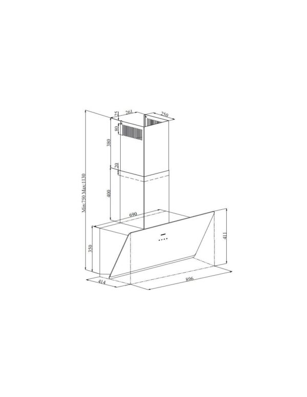 DAVOLINE SHAPE GR,BL,WH.