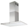 DAVOLINE SLIM ISLAND INOX & BL GLASS