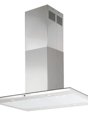 DAVOLINE SLIM ISLAND INOX & BL GLASS