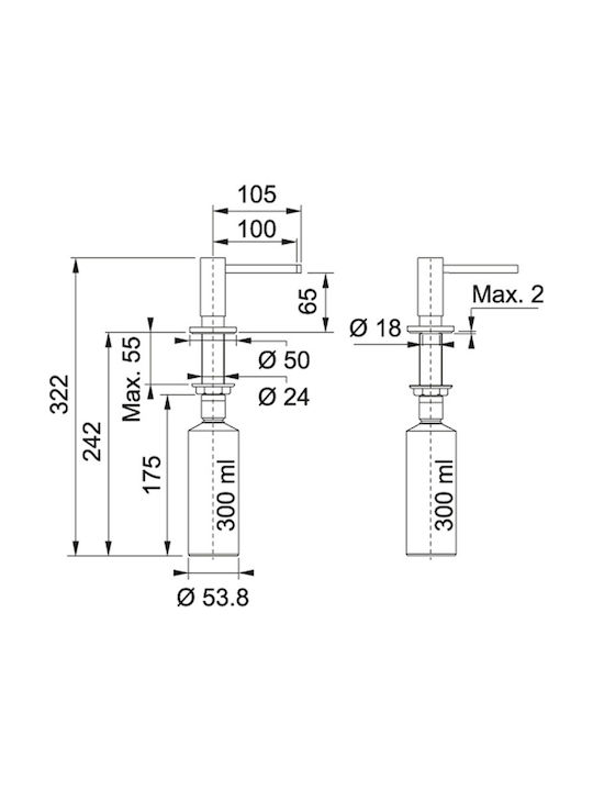 FRANKE Dispenser Active Plus