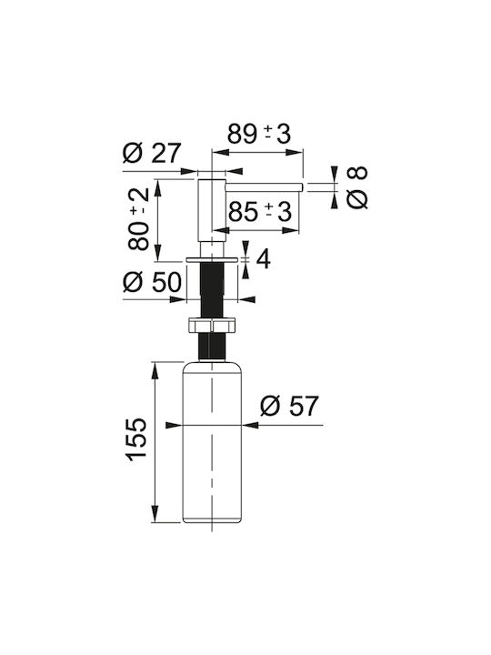 FRANKE Dispenser Atlas NEO (PVD)