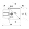 FRANKE Sirius 2.0 611-78 XL(500)