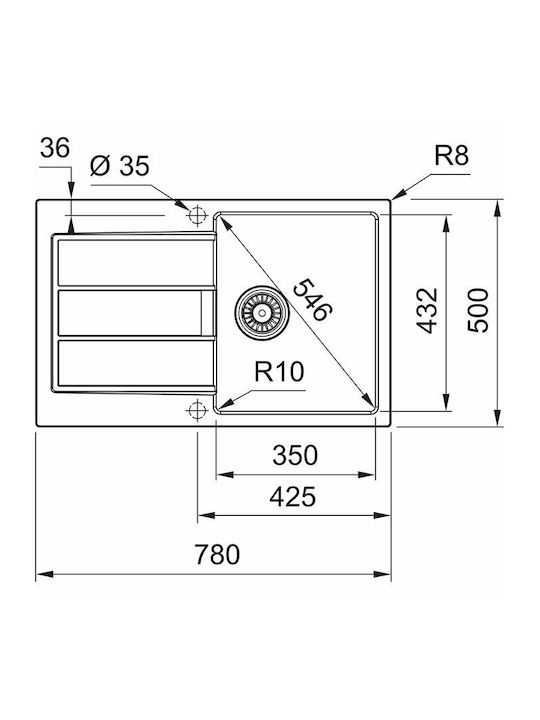 FRANKE Sirius 2.0 611-78(500)