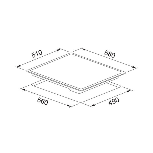 FRANKE Smart FRSM 604 C T BK Εστία Κεραμική.