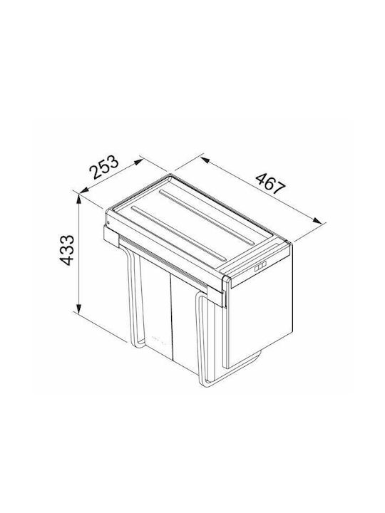 FRANKE Κάδος Cube 30.