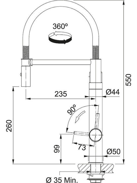 FRANKE Semi Pro Σύστημα Φιλτραρίσματος Vital Capsule Filter.